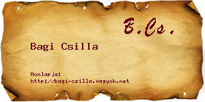 Bagi Csilla névjegykártya